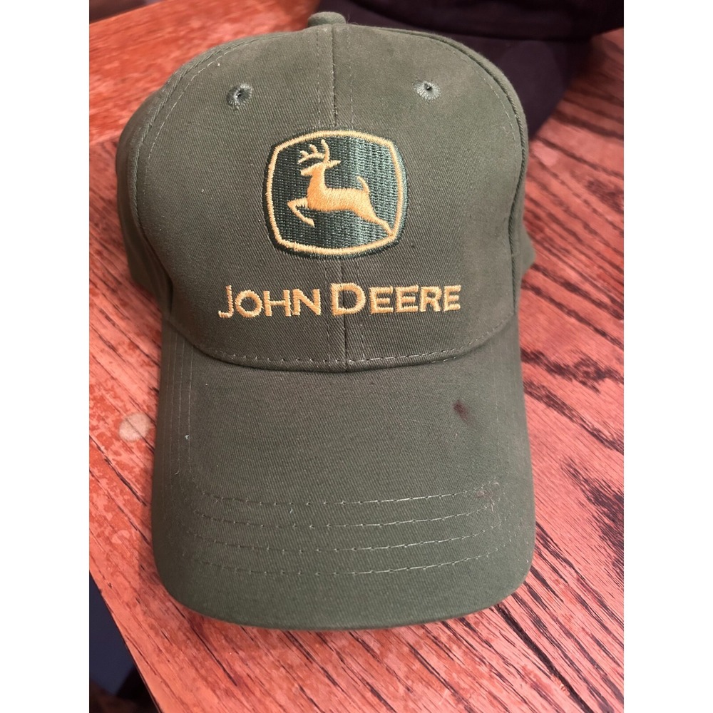 John deer official embroidered cotton baseball cap hat